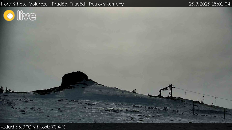 Horský hotel Volareza - Praděd - Praděd - Petrovy kameny - 25.3.2026 v 15:01