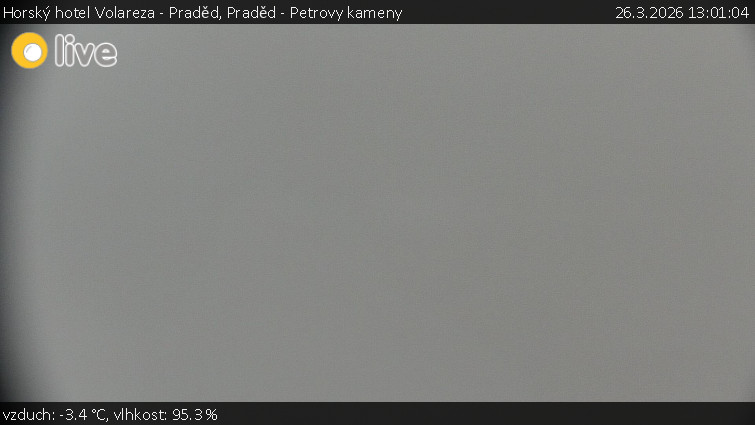 Horský hotel Volareza - Praděd - Praděd - Petrovy kameny - 26.3.2026 v 13:01