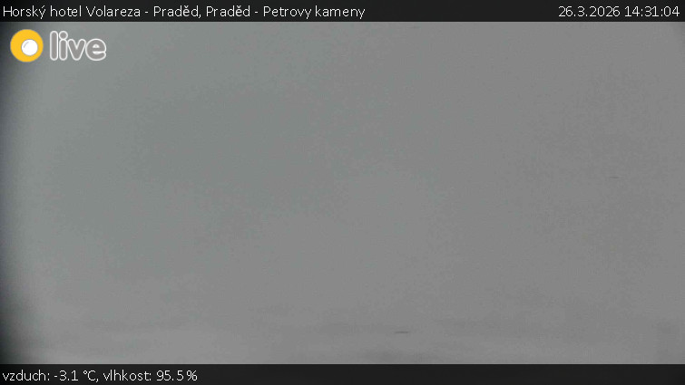 Horský hotel Volareza - Praděd - Praděd - Petrovy kameny - 26.3.2026 v 14:31