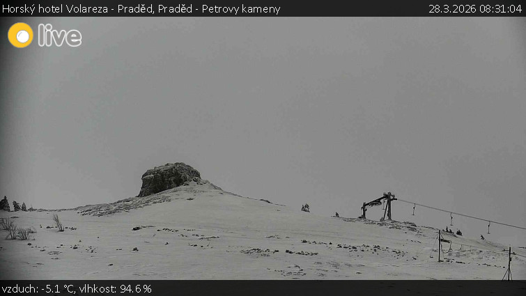 Horský hotel Volareza - Praděd - Praděd - Petrovy kameny - 28.3.2026 v 08:31