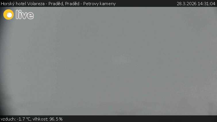 Horský hotel Volareza - Praděd - Praděd - Petrovy kameny - 28.3.2026 v 14:31