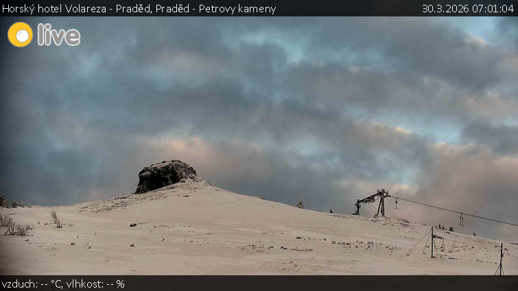 Horský hotel Volareza - Praděd - Praděd - Petrovy kameny - 30.3.2026 v 07:01