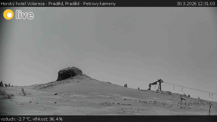 Horský hotel Volareza - Praděd - Praděd - Petrovy kameny - 30.3.2026 v 12:31