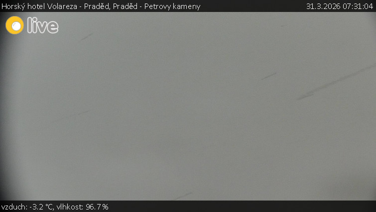 Horský hotel Volareza - Praděd - Praděd - Petrovy kameny - 31.3.2026 v 07:31