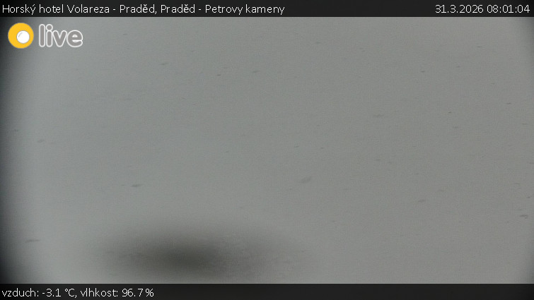 Horský hotel Volareza - Praděd - Praděd - Petrovy kameny - 31.3.2026 v 08:01
