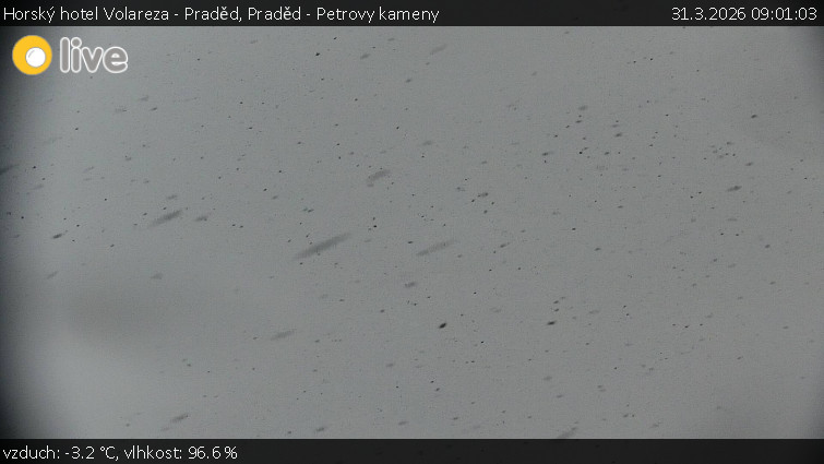 Horský hotel Volareza - Praděd - Praděd - Petrovy kameny - 31.3.2026 v 09:01