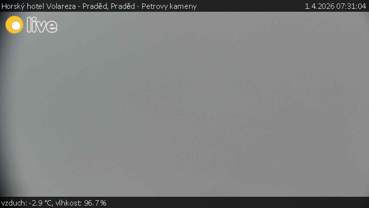Horský hotel Volareza - Praděd - Praděd - Petrovy kameny - 1.4.2026 v 07:31