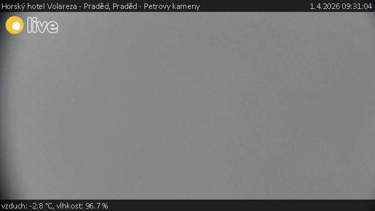 Horský hotel Volareza - Praděd - Praděd - Petrovy kameny - 1.4.2026 v 09:31