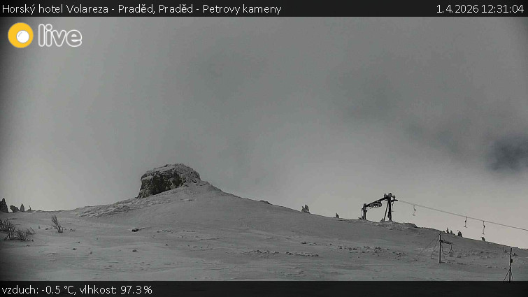 Horský hotel Volareza - Praděd - Praděd - Petrovy kameny - 1.4.2026 v 12:31
