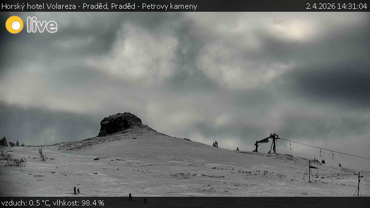Horský hotel Volareza - Praděd - Praděd - Petrovy kameny - 2.4.2026 v 14:31