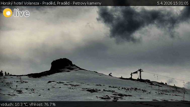 Horský hotel Volareza - Praděd - Praděd - Petrovy kameny - 5.4.2026 v 15:31