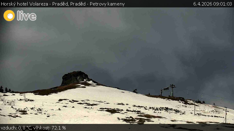 Horský hotel Volareza - Praděd - Praděd - Petrovy kameny - 6.4.2026 v 09:01