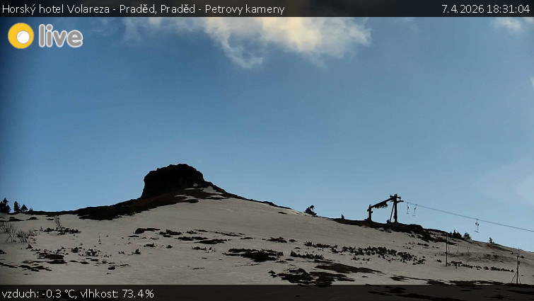 Horský hotel Volareza - Praděd - Praděd - Petrovy kameny - 7.4.2026 v 18:31