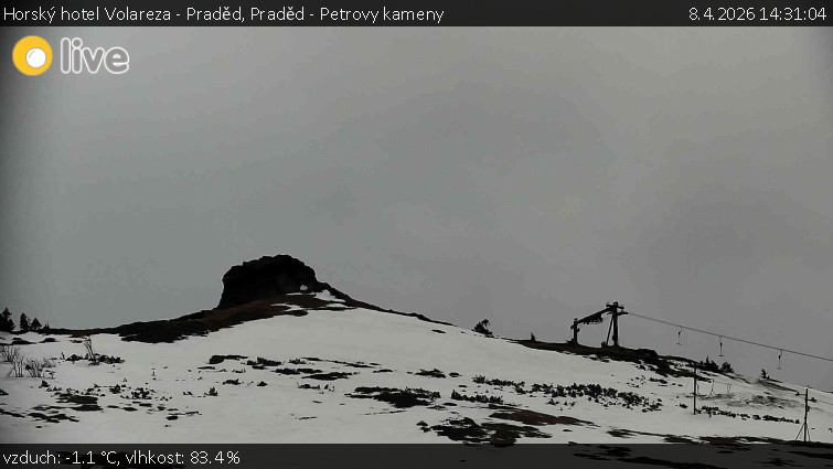 Horský hotel Volareza - Praděd - Praděd - Petrovy kameny - 8.4.2026 v 14:31