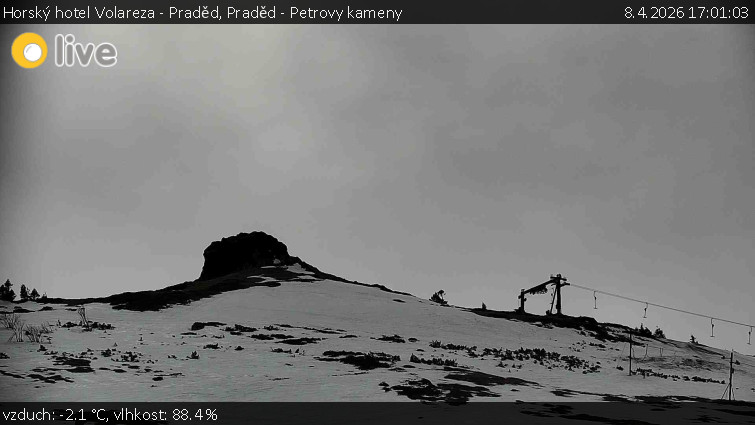 Horský hotel Volareza - Praděd - Praděd - Petrovy kameny - 8.4.2026 v 17:01