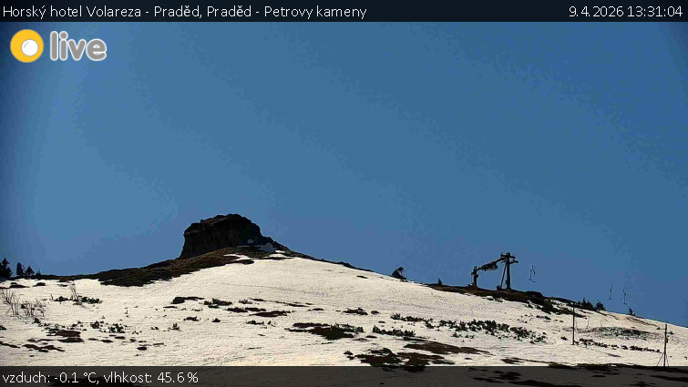 Horský hotel Volareza - Praděd - Praděd - Petrovy kameny - 9.4.2026 v 13:31