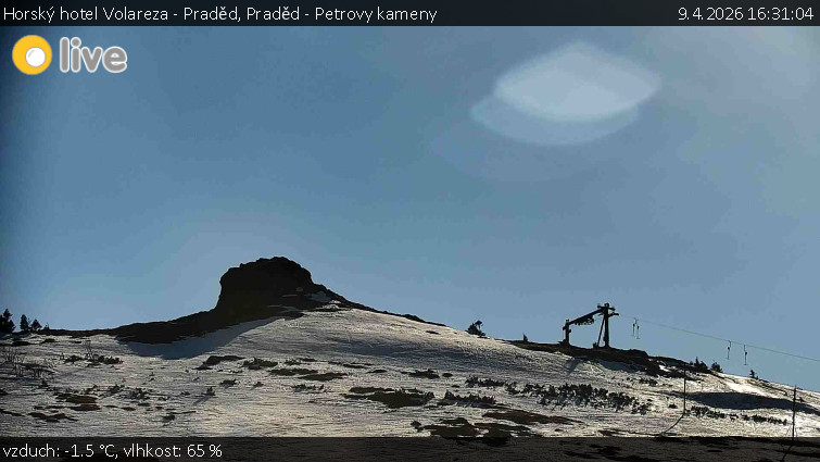 Horský hotel Volareza - Praděd - Praděd - Petrovy kameny - 9.4.2026 v 16:31