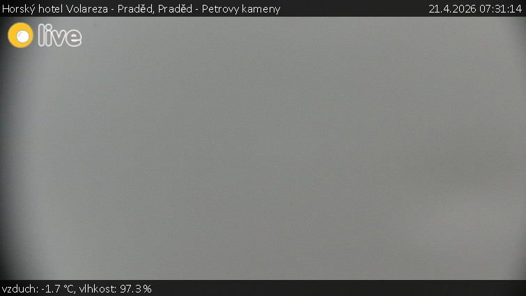 Horský hotel Volareza - Praděd - Praděd - Petrovy kameny - 21.4.2026 v 07:31