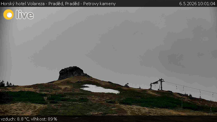 Horský hotel Volareza - Praděd - Praděd - Petrovy kameny - 6.5.2026 v 10:01