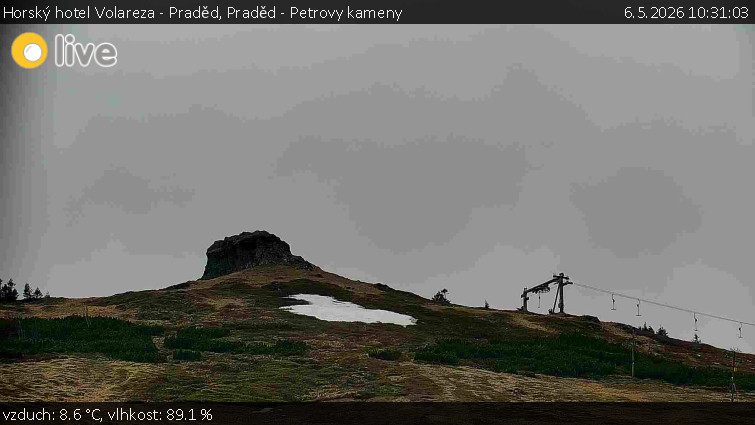 Horský hotel Volareza - Praděd - Praděd - Petrovy kameny - 6.5.2026 v 10:31