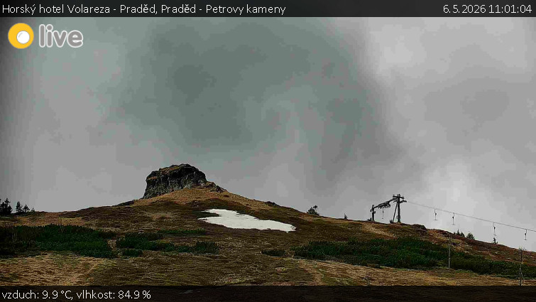 Horský hotel Volareza - Praděd - Praděd - Petrovy kameny - 6.5.2026 v 11:01