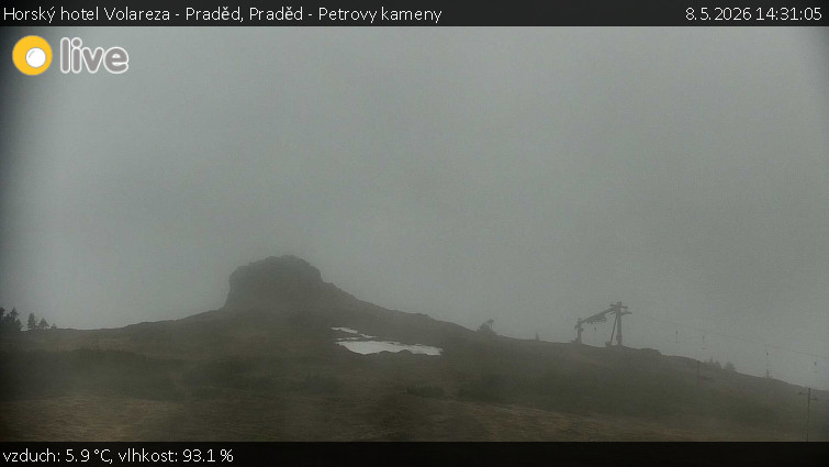Horský hotel Volareza - Praděd - Praděd - Petrovy kameny - 8.5.2026 v 14:31
