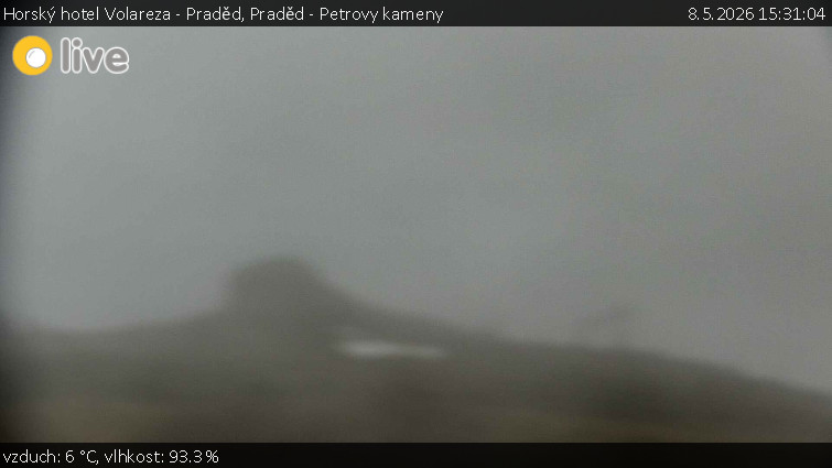Horský hotel Volareza - Praděd - Praděd - Petrovy kameny - 8.5.2026 v 15:31