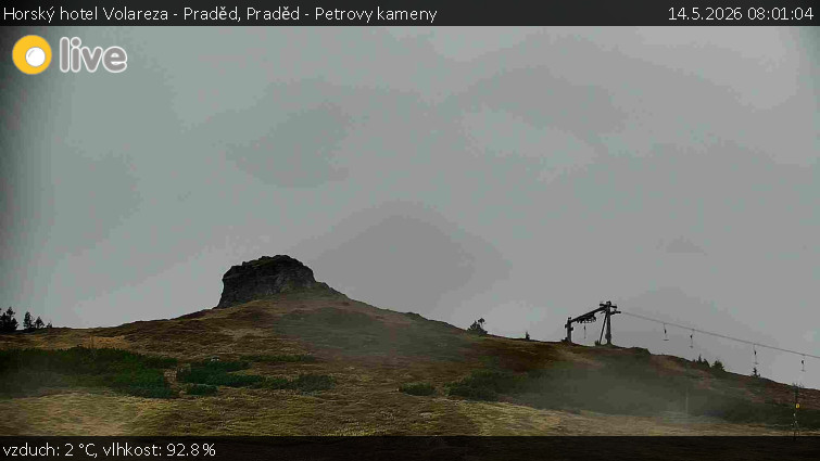 Horský hotel Volareza - Praděd - Praděd - Petrovy kameny - 14.5.2026 v 08:01