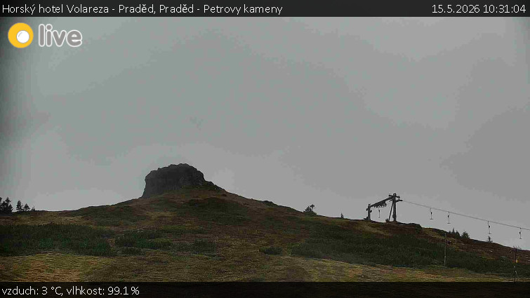 Horský hotel Volareza - Praděd - Praděd - Petrovy kameny - 15.5.2026 v 10:31