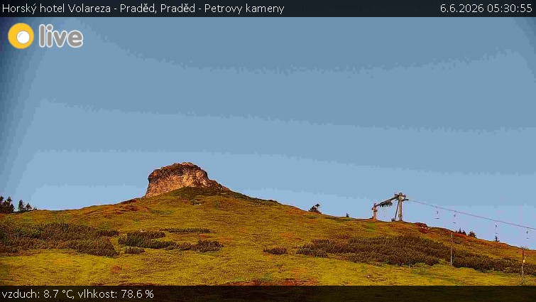Horský hotel Volareza - Praděd - Praděd - Petrovy kameny - 6.6.2026 v 05:30