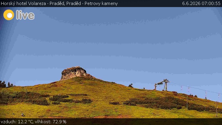 Horský hotel Volareza - Praděd - Praděd - Petrovy kameny - 6.6.2026 v 07:00