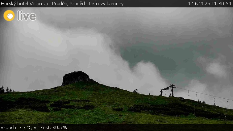 Horský hotel Volareza - Praděd - Praděd - Petrovy kameny - 14.6.2026 v 11:30