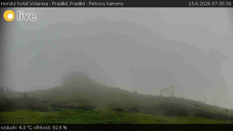 Horský hotel Volareza - Praděd - Praděd - Petrovy kameny - 15.6.2026 v 07:30
