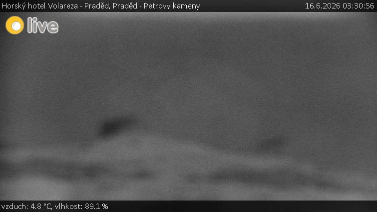 Horský hotel Volareza - Praděd - Praděd - Petrovy kameny - 16.6.2026 v 03:30