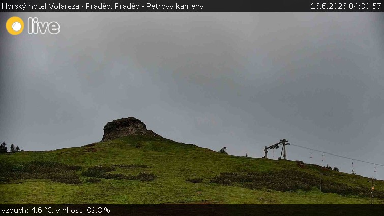 Horský hotel Volareza - Praděd - Praděd - Petrovy kameny - 16.6.2026 v 04:30