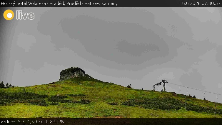 Horský hotel Volareza - Praděd - Praděd - Petrovy kameny - 16.6.2026 v 07:00