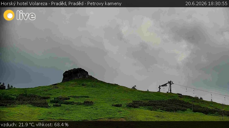Horský hotel Volareza - Praděd - Praděd - Petrovy kameny - 20.6.2026 v 18:30