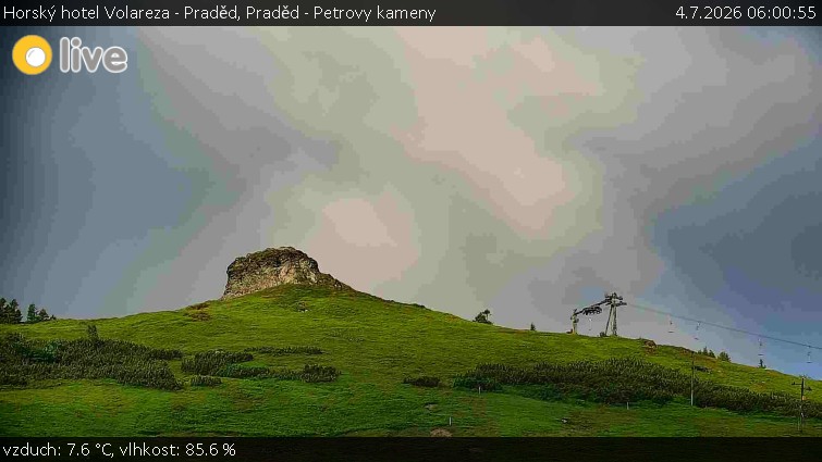 Horský hotel Volareza - Praděd - Praděd - Petrovy kameny - 4.7.2026 v 06:00