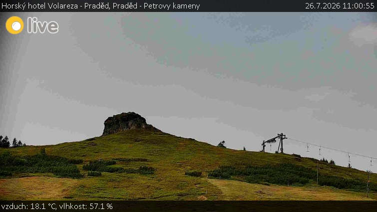 Horský hotel Volareza - Praděd - Praděd - Petrovy kameny - 26.7.2026 v 11:00