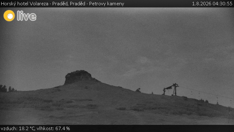 Horský hotel Volareza - Praděd - Praděd - Petrovy kameny - 1.8.2026 v 04:30