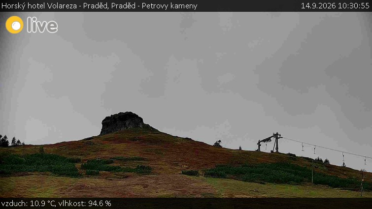 Horský hotel Volareza - Praděd - Praděd - Petrovy kameny - 14.9.2026 v 10:30