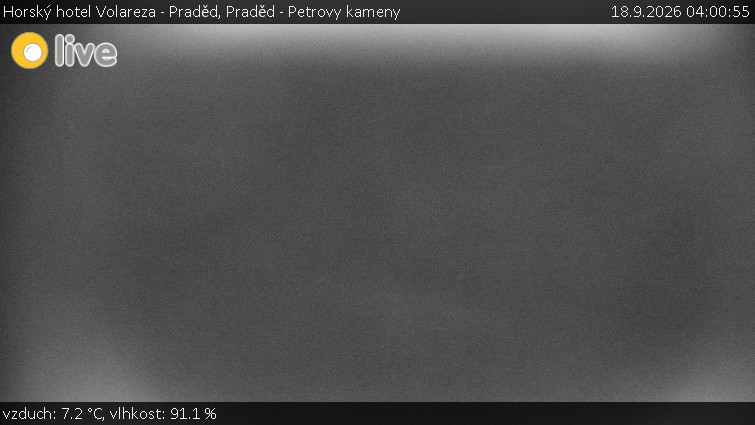 Horský hotel Volareza - Praděd - Praděd - Petrovy kameny - 18.9.2026 v 04:00