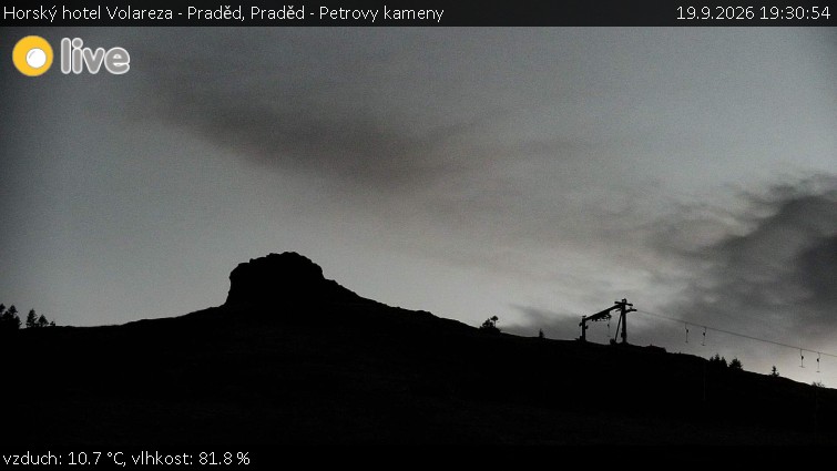 Horský hotel Volareza - Praděd - Praděd - Petrovy kameny - 19.9.2026 v 19:30