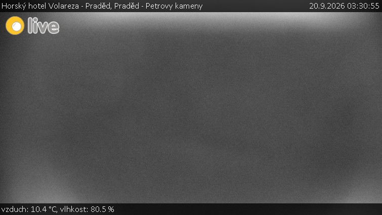 Horský hotel Volareza - Praděd - Praděd - Petrovy kameny - 20.9.2026 v 03:30