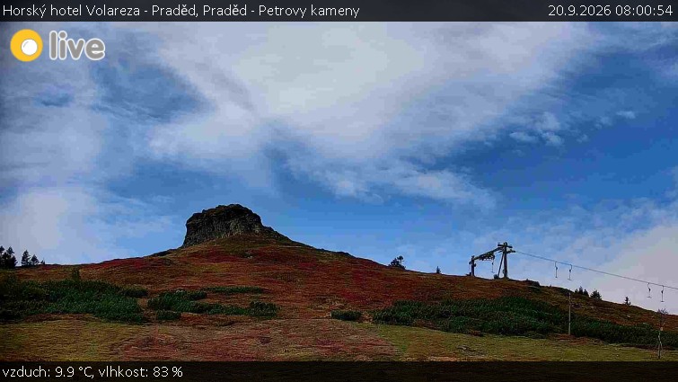 Horský hotel Volareza - Praděd - Praděd - Petrovy kameny - 20.9.2026 v 08:00
