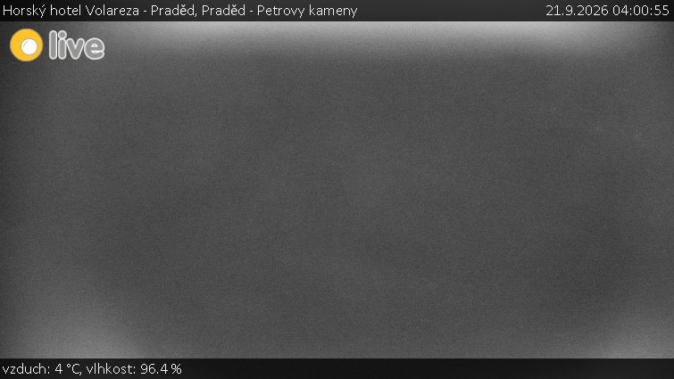 Horský hotel Volareza - Praděd - Praděd - Petrovy kameny - 21.9.2026 v 04:00