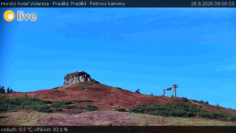Horský hotel Volareza - Praděd - Praděd - Petrovy kameny - 26.9.2026 v 09:00