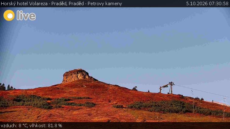 Horský hotel Volareza - Praděd - Praděd - Petrovy kameny - 5.10.2026 v 07:30