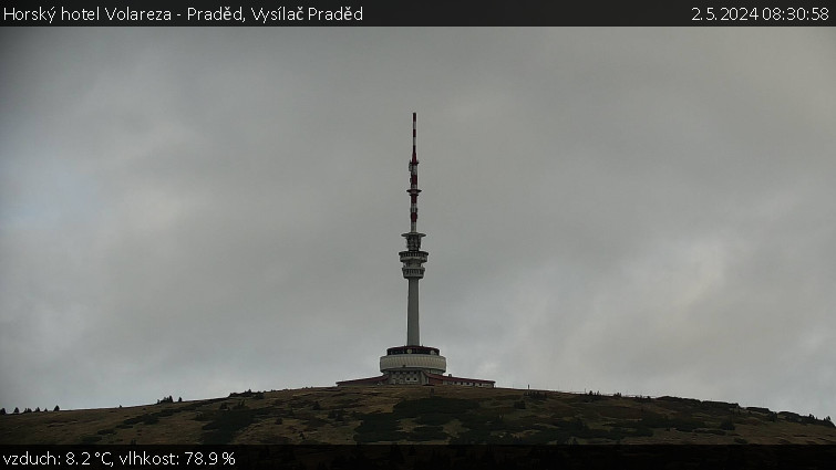 Horský hotel Volareza - Praděd - Vysílač Praděd - 2.5.2024 v 08:30