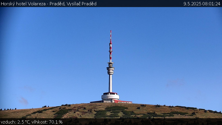 Horský hotel Volareza - Praděd - Vysílač Praděd - 9.5.2025 v 08:01 Horský hotel Volareza - Praděd - Vysílač Praděd - 9.5.2025 v 08:01